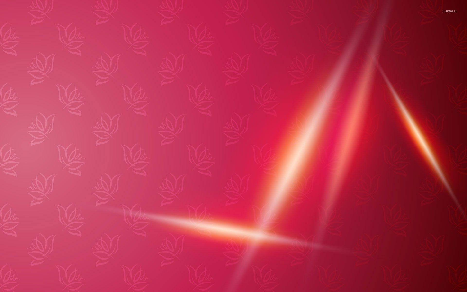 1920x1200 Light rays on floral pattern wallpaper wallpaper