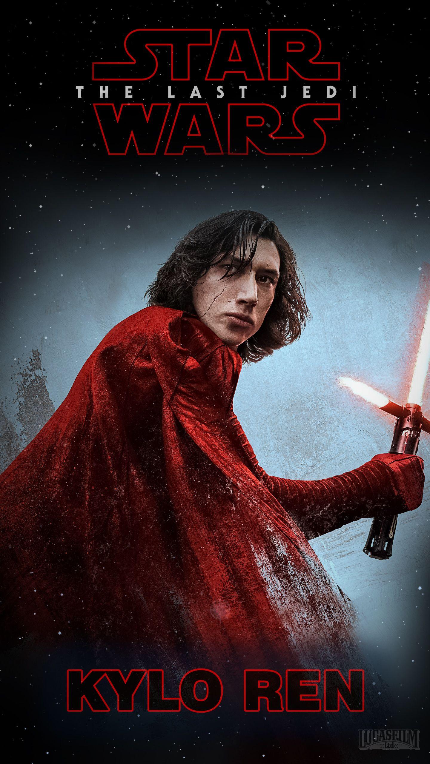 1440x2560 Star Wars The Last Jedi Kylo Ren Smartphone Wallpaper