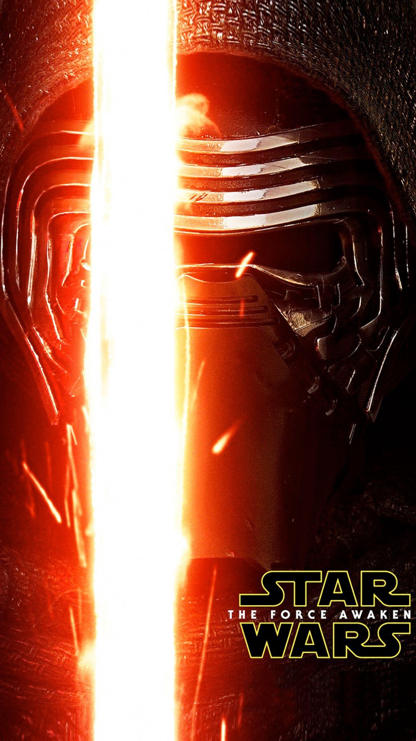 1440x2560 Kylo Ren Star Wars 7 The Force Awakens Smartphone Wallpaper