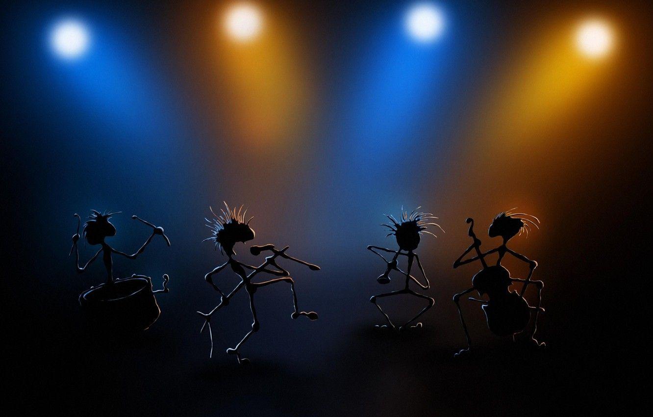 1332x850 Wallpaper lights, music, scene, light, band, Group, stage
