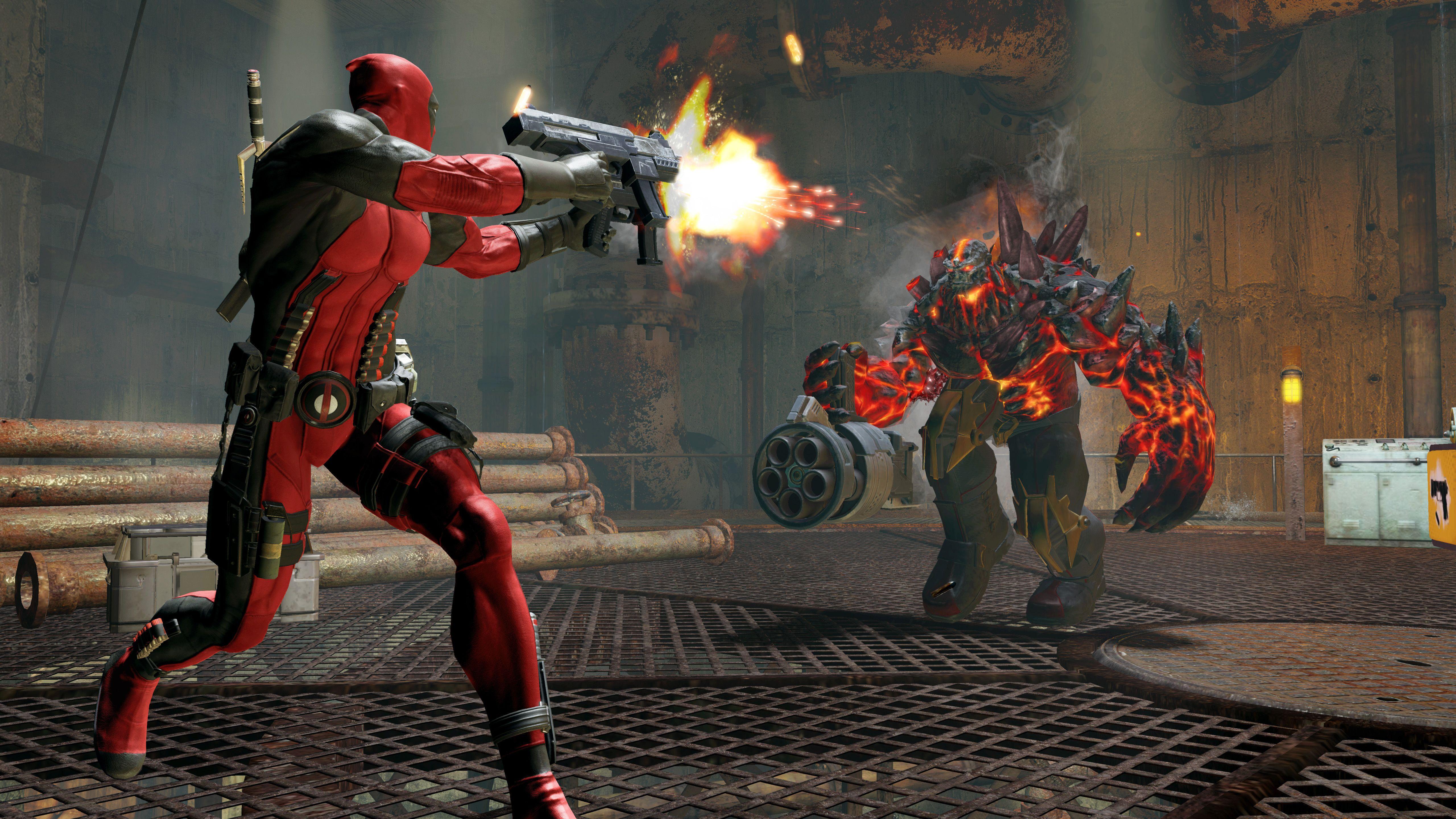 5120x2880 Deadpool Game Wallpaper