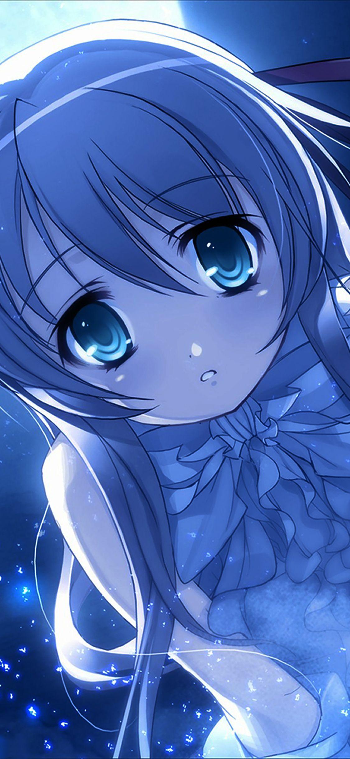 1125x2436 Cute Girl Anime Illust Art Lovely
