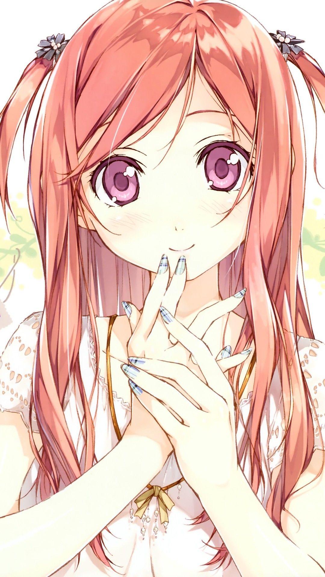 1080x1920 Cute girl anime htc one wallpaper htc one wallpaper