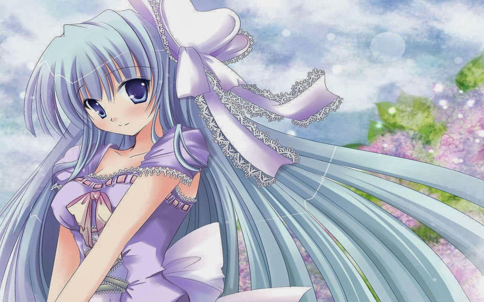 1600x1000 Cute girl anime wallpaper collection Charming collection. Total