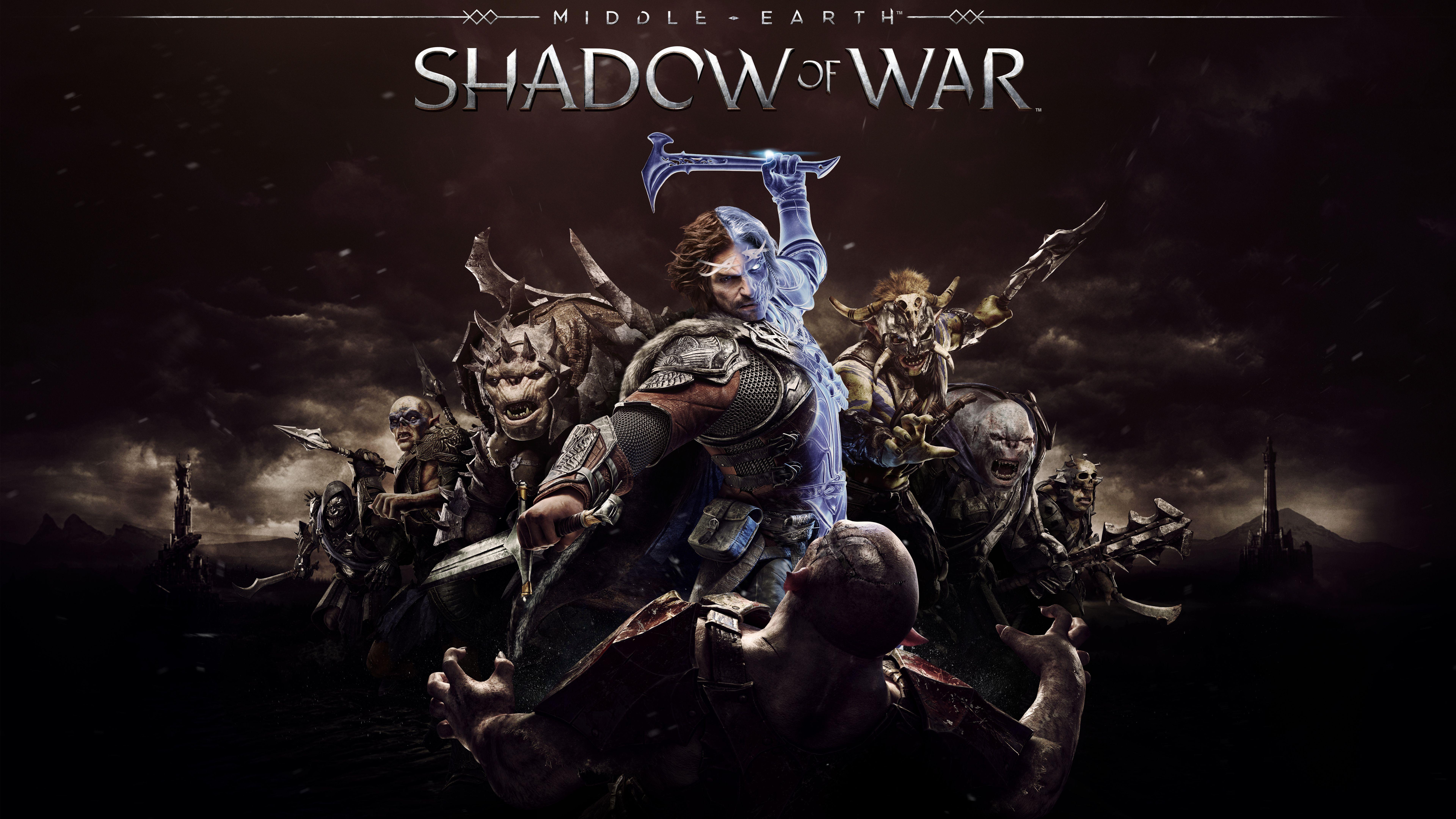 7680x4320 Wallpaper Middle Earth: Shadow Of War, PC, PS Xbox One, 4K, 8K