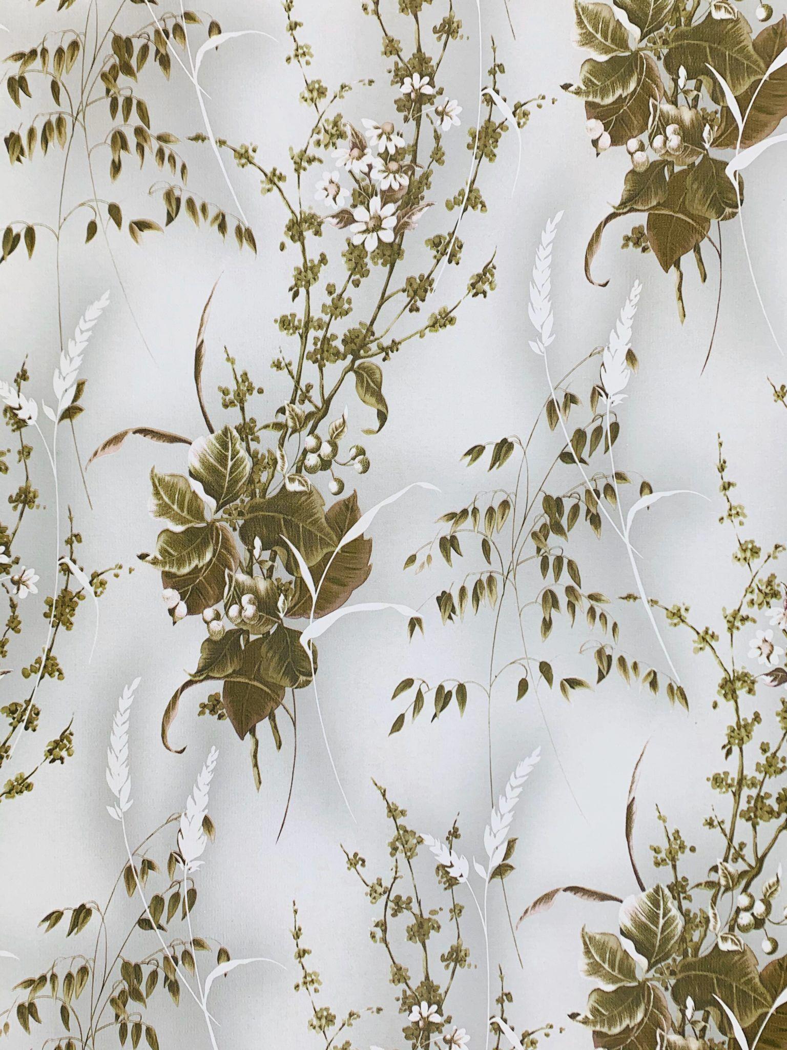 1536x2048 Vintage Botanical Wallpaper