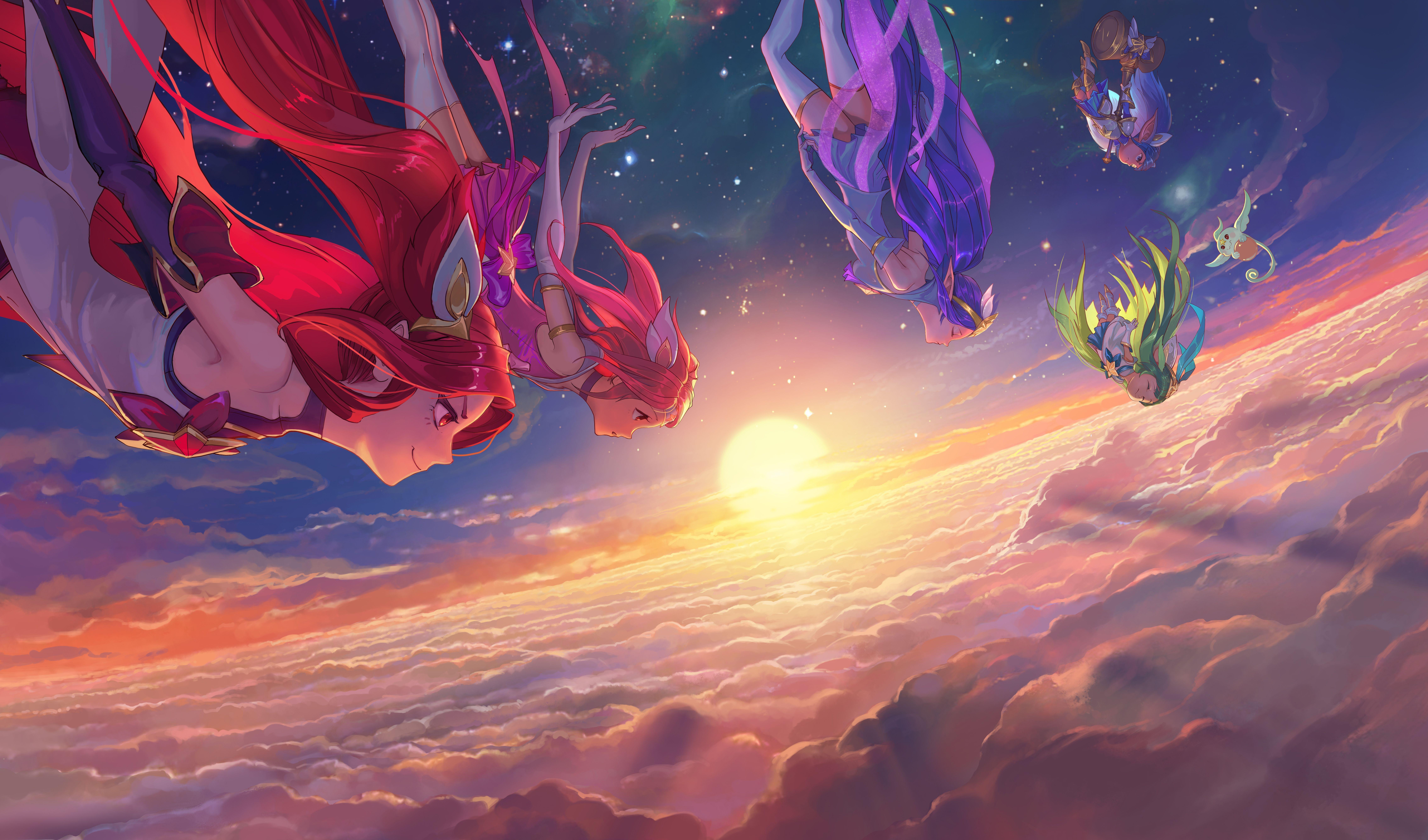 9080x5345 Star Guardian Wallpaper