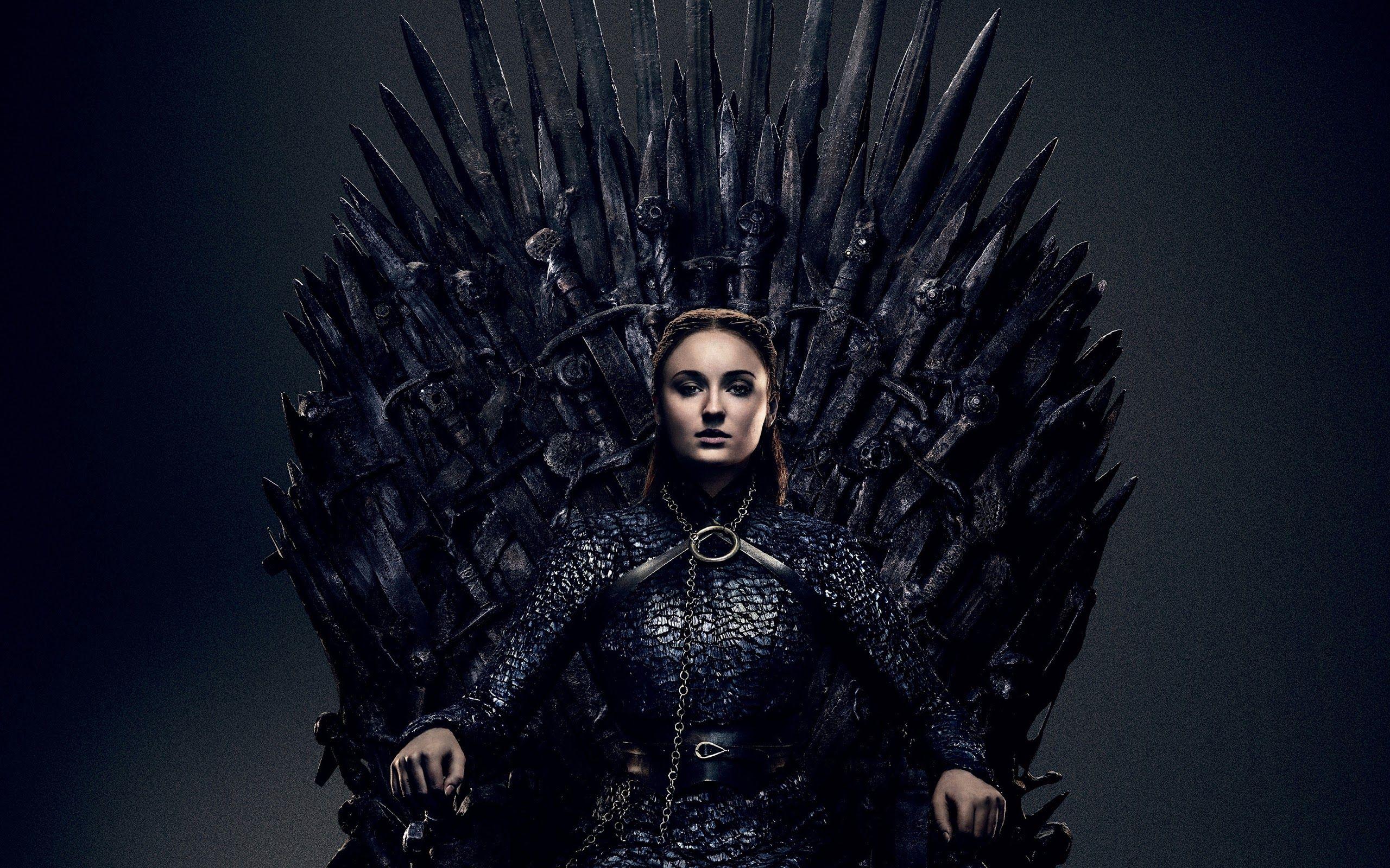 2560x1600 Sansa Stark Game of Thrones Iron Throne Season 8 4K Wallpaper