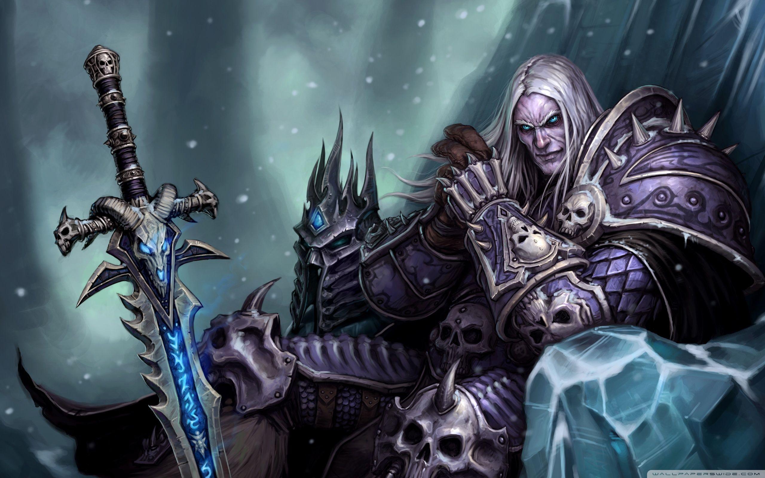 2560x1600 Arthas Menethil The Frozen Throne Ultra HD Desktop Background