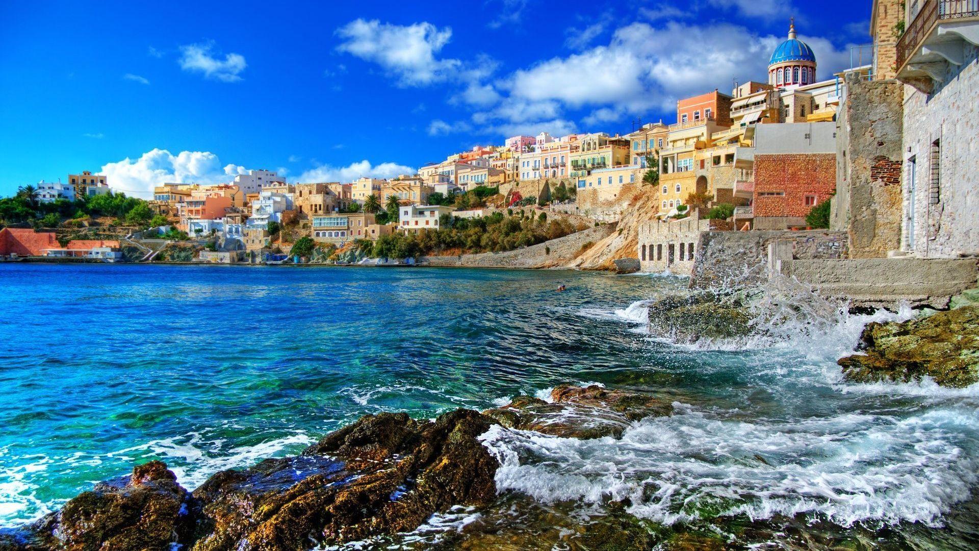 1920x1080 Free download Greece wallpaper HD background download desktop