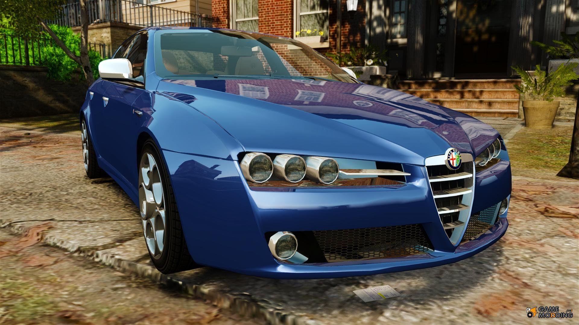 1920x1080 Blue Alfa Romeo 159 wallpaper and image, picture