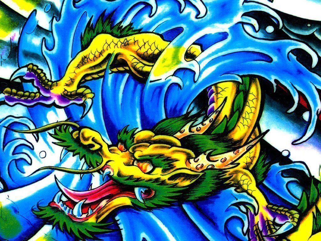 1024x768 Dragon Tattoo Wallpaper Wallpaper.info