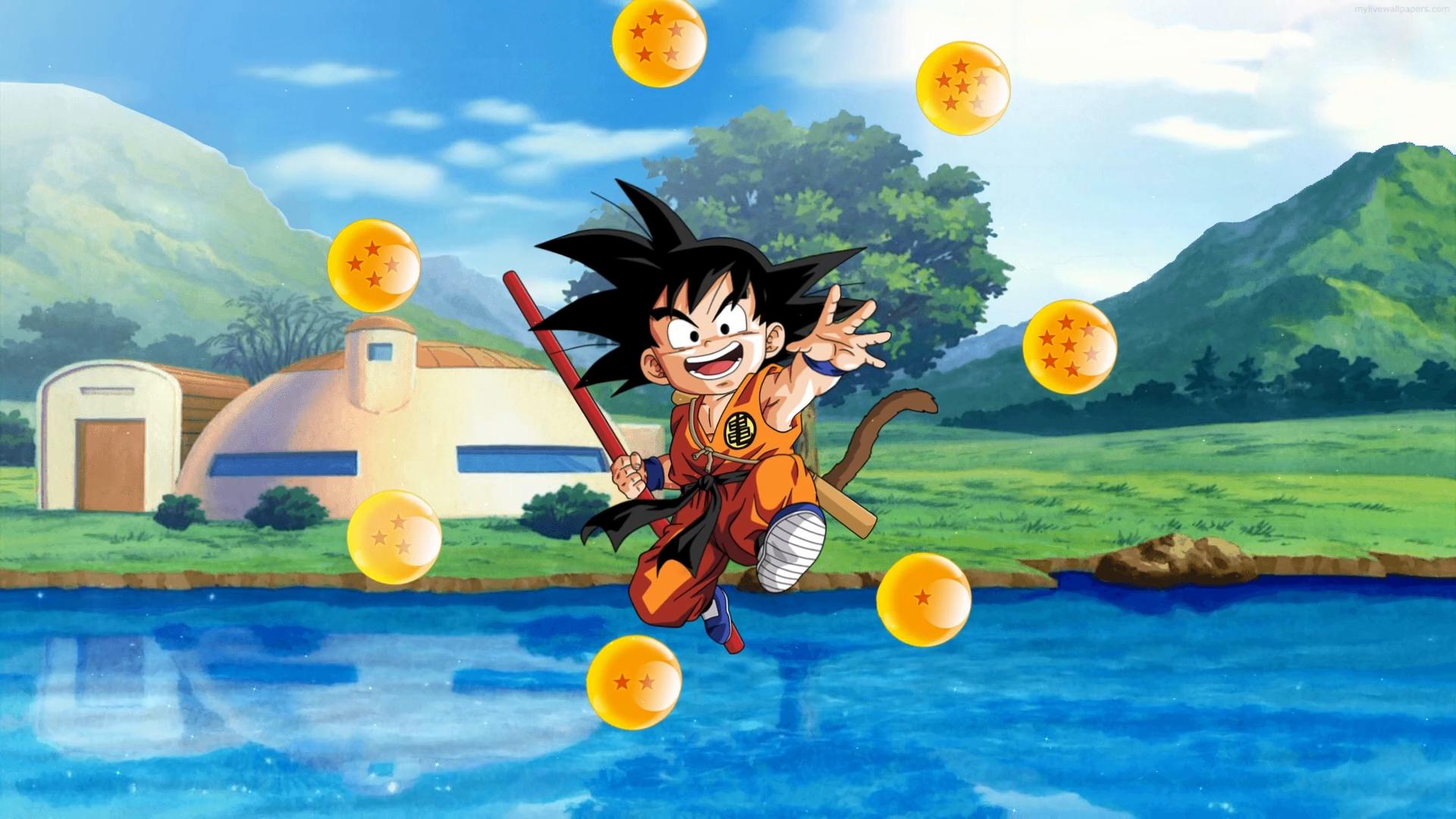 1920x1080 Kid Goku Near HOUSE (Dragon Ball) Live Wallpaper