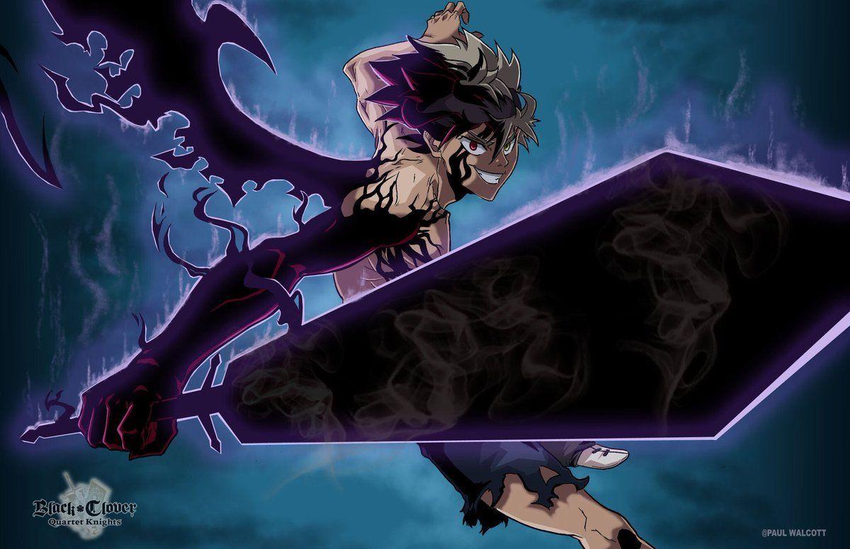 Download Asta Black Clover 4k Disintegrating Demon Sword Wallpaper