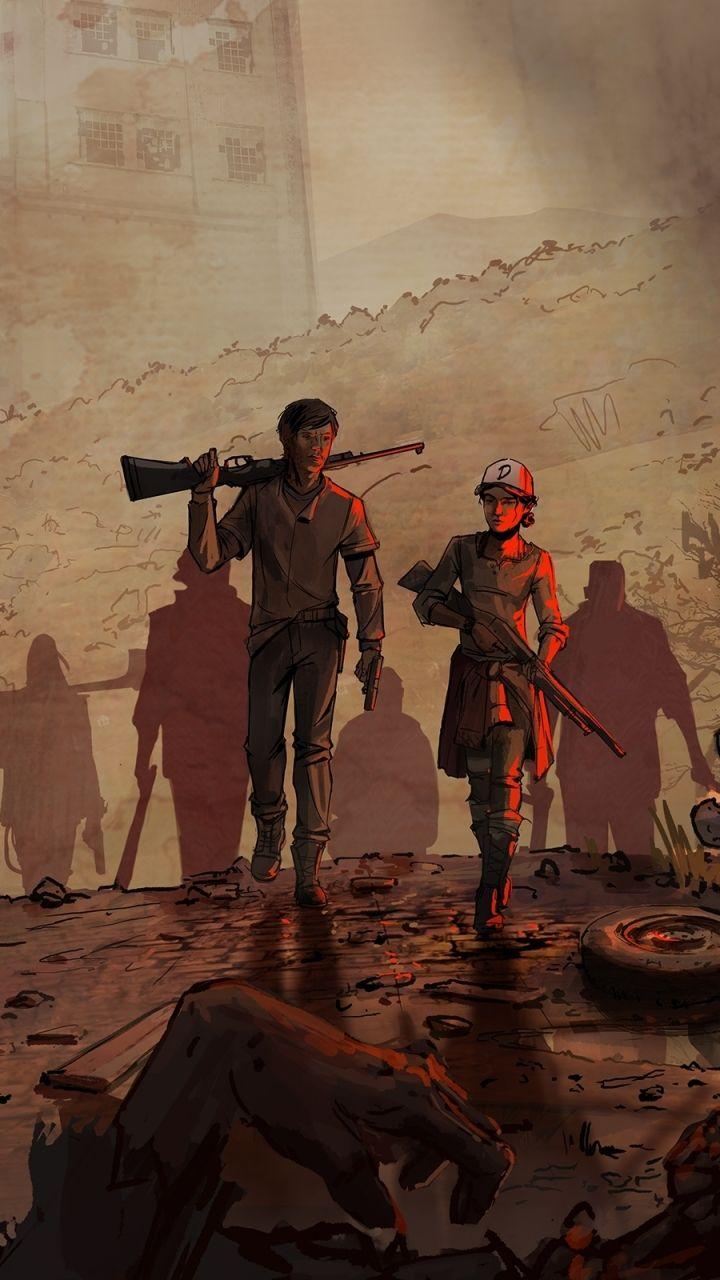 720x1280 The Walking Dead Game Phone Wallpaper