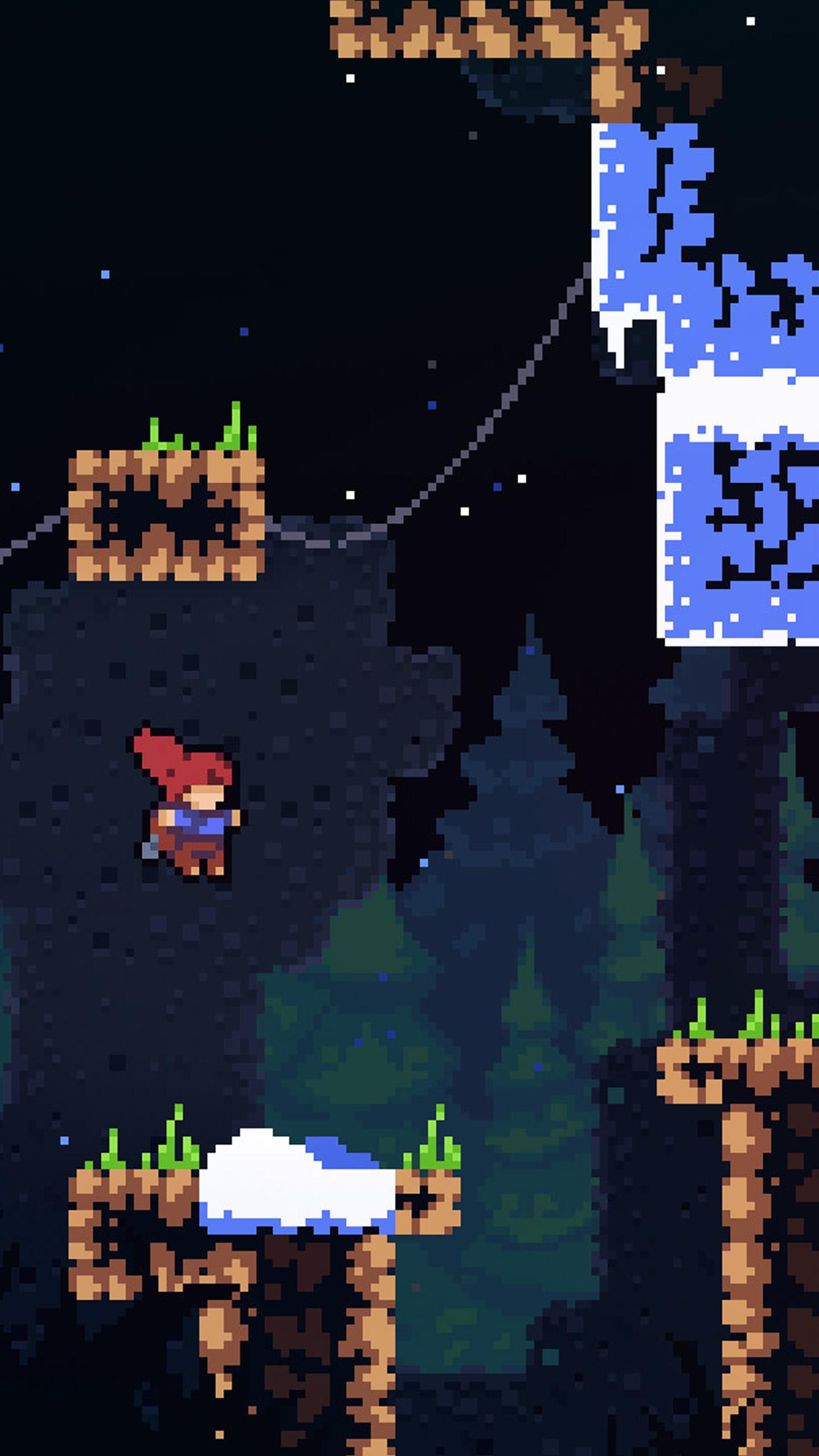 1440x2560 Custom Celeste Wallpaper. Cat with Monocle