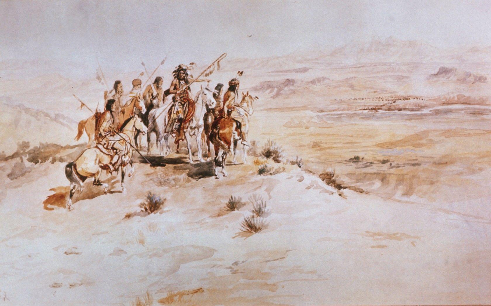 1680x1050 Native Indian Wallpaper