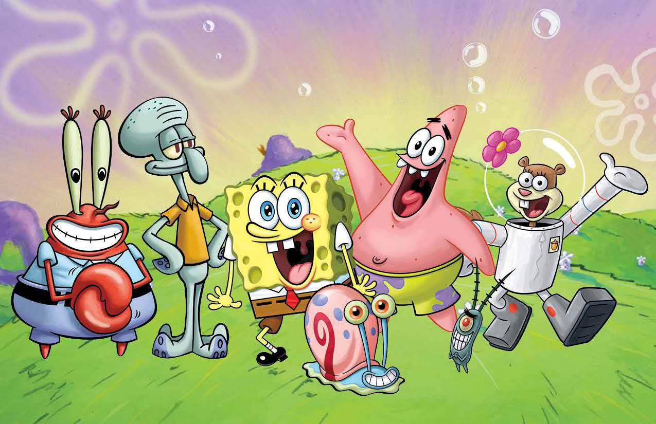 1275x825 SpongeBob Squarepants Wallpaper Funny Picture Image
