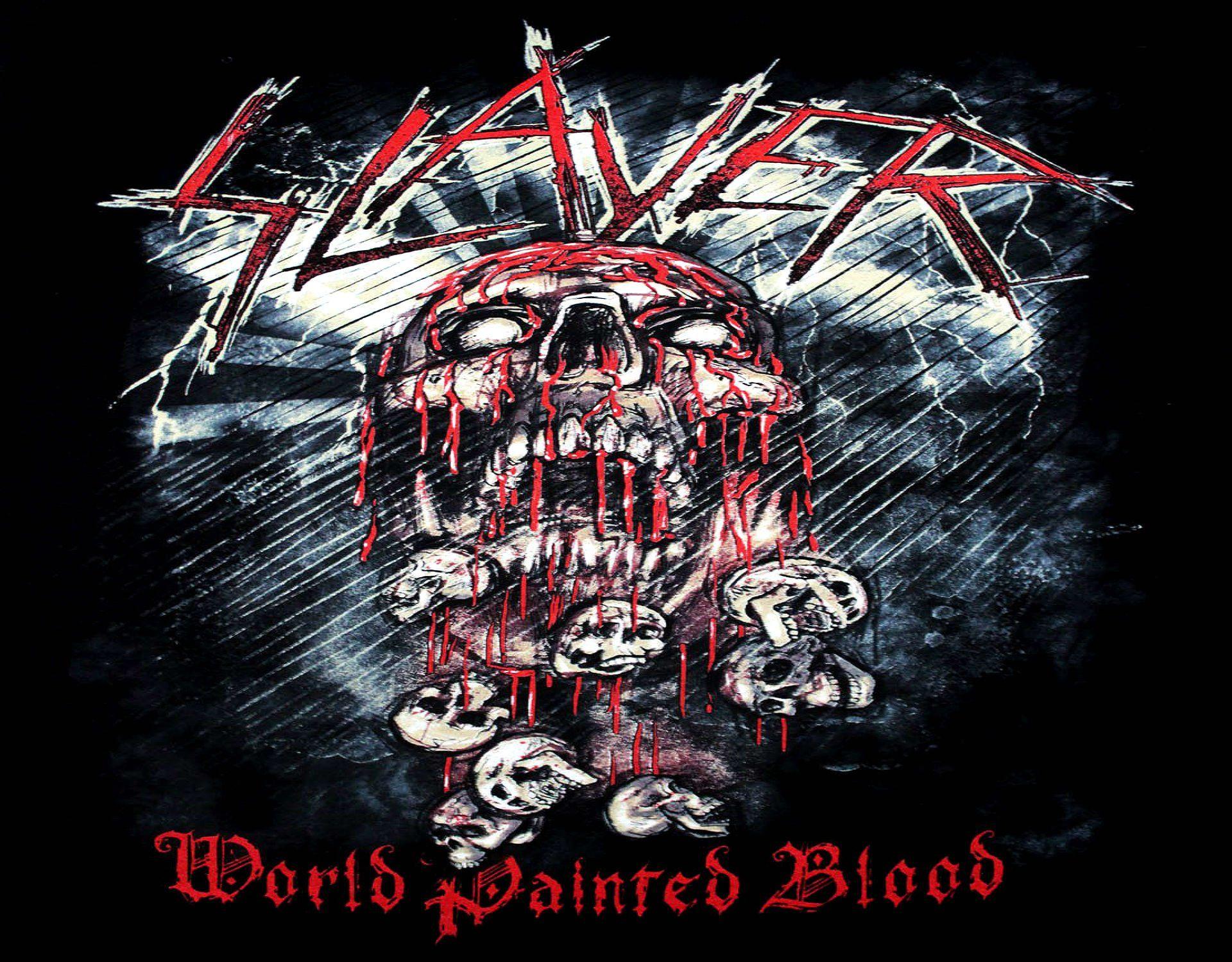 1920x1500 SLAYER death metal heavy thrash dark skull wallpaperx1500