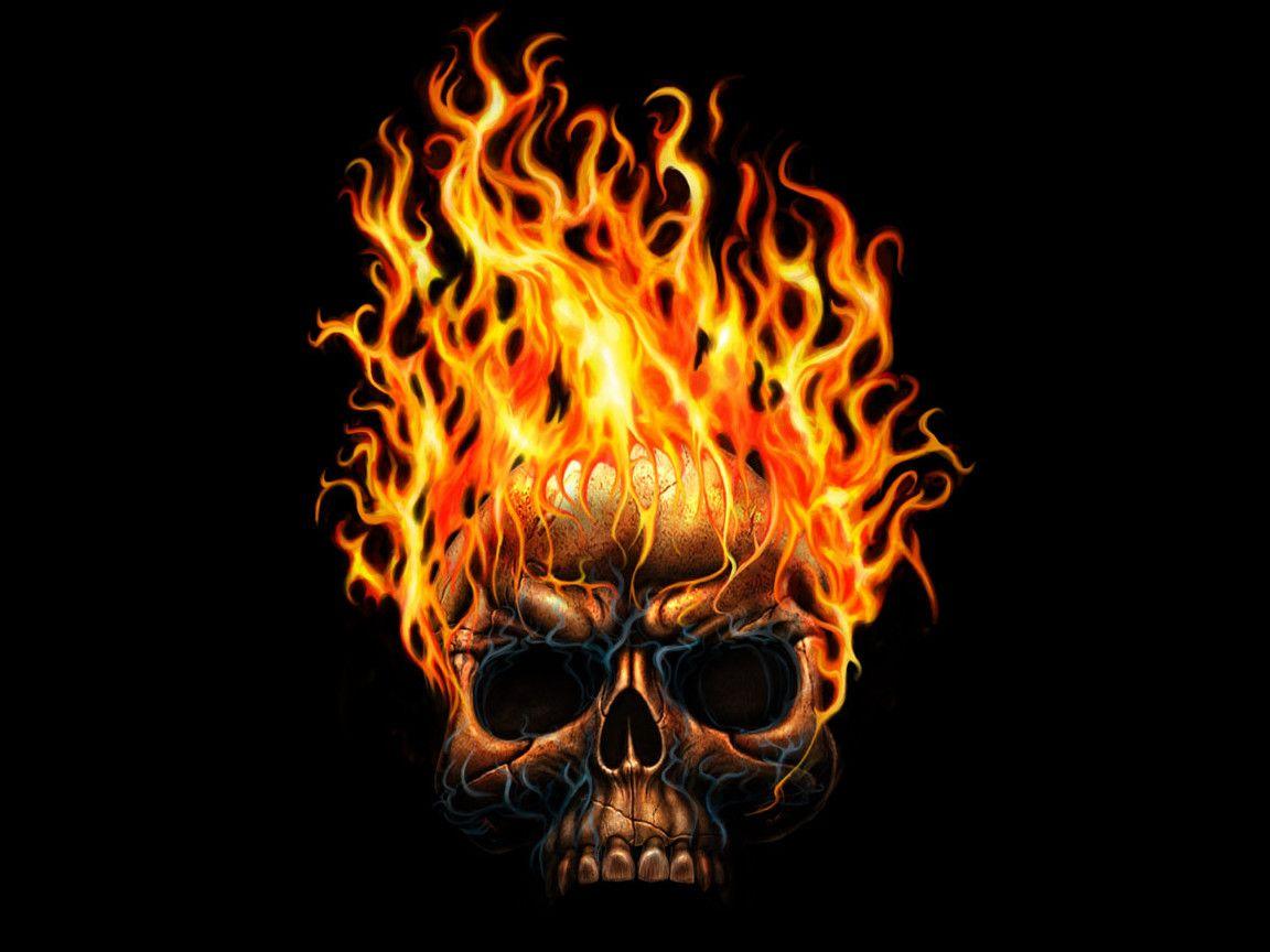 1152x864 Cool wallpaper skulls