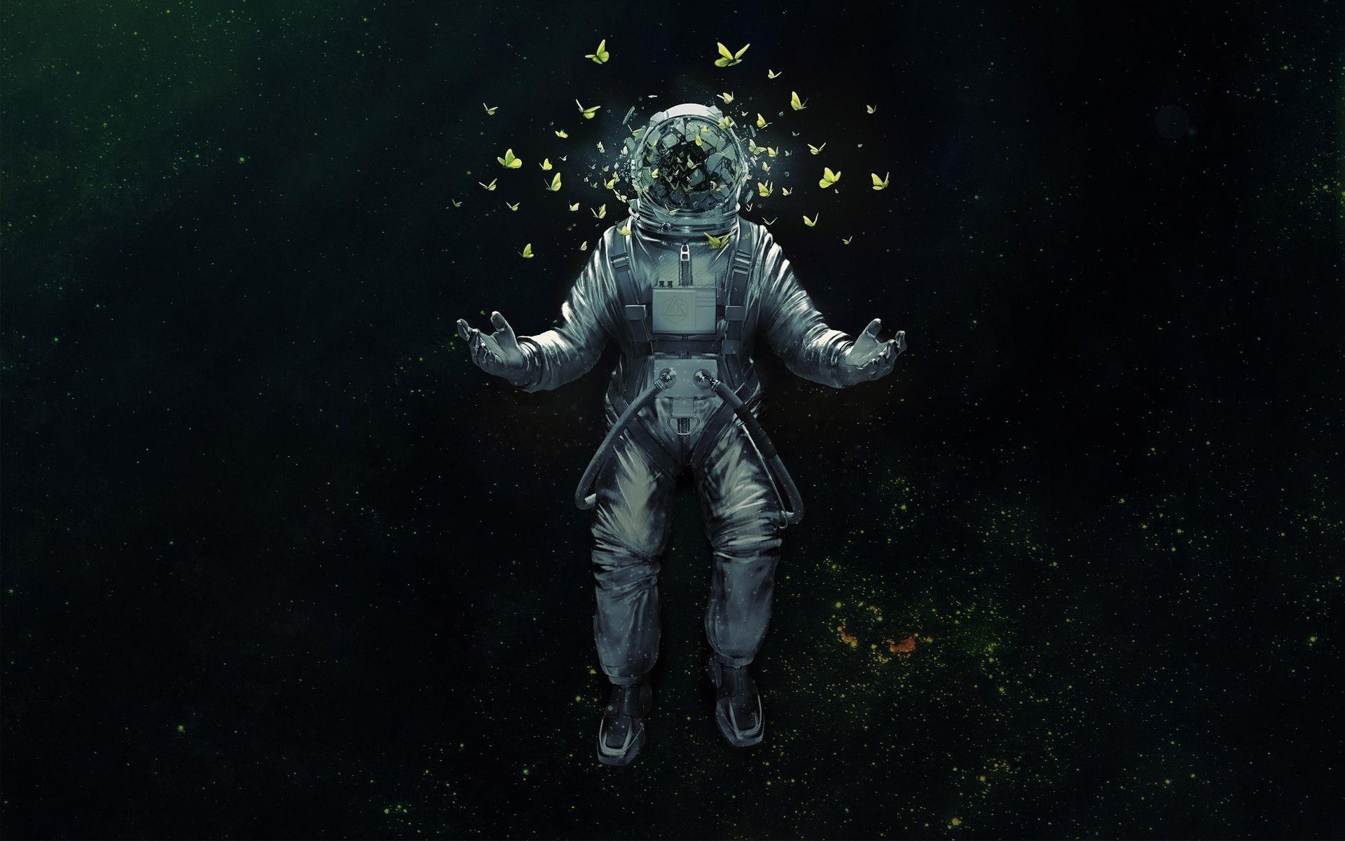 1920x1200 Cat Astronaut Wallpaper