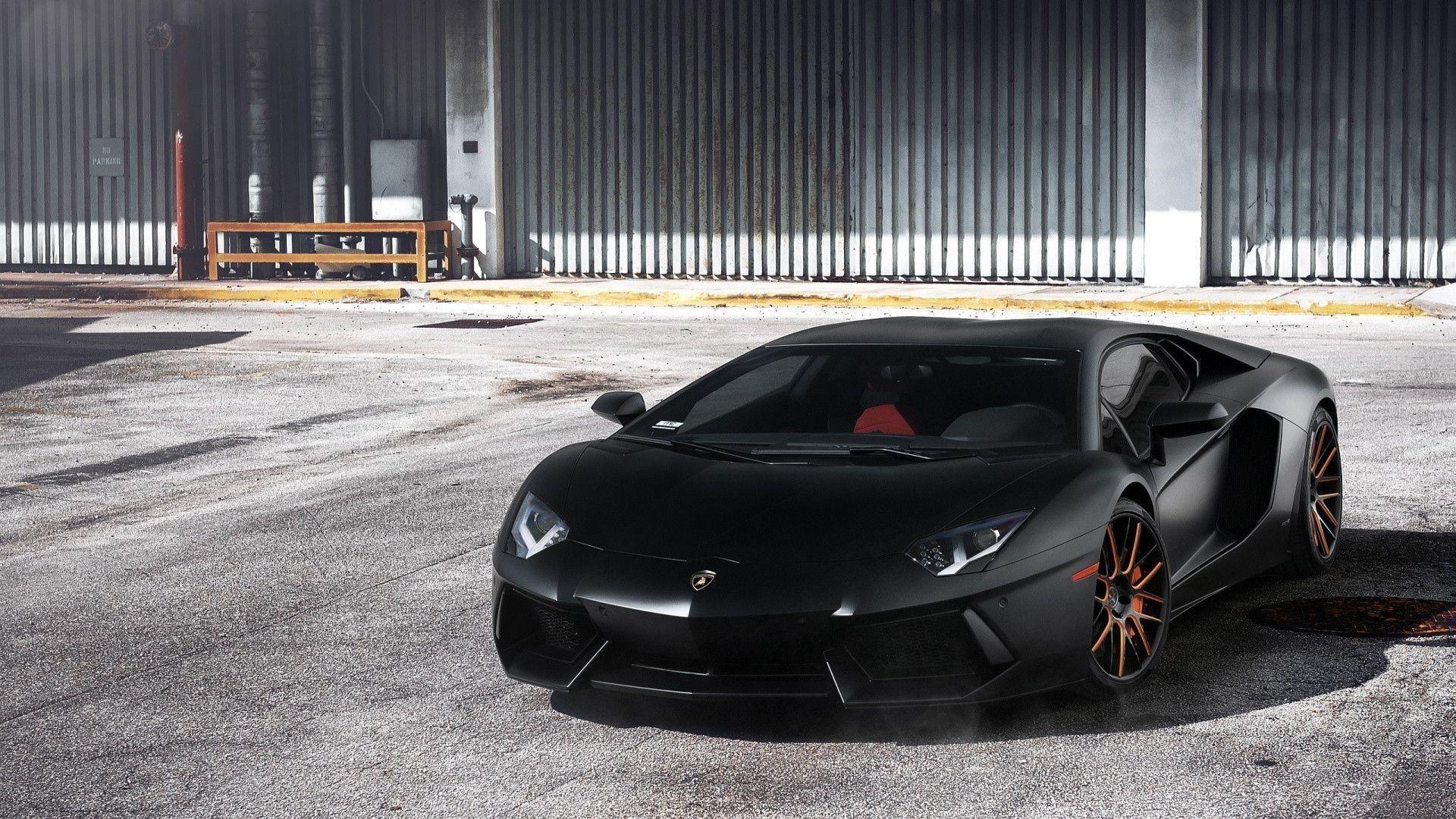 1920x1080 Lamborghini Huracan Matte Black Wallpaper