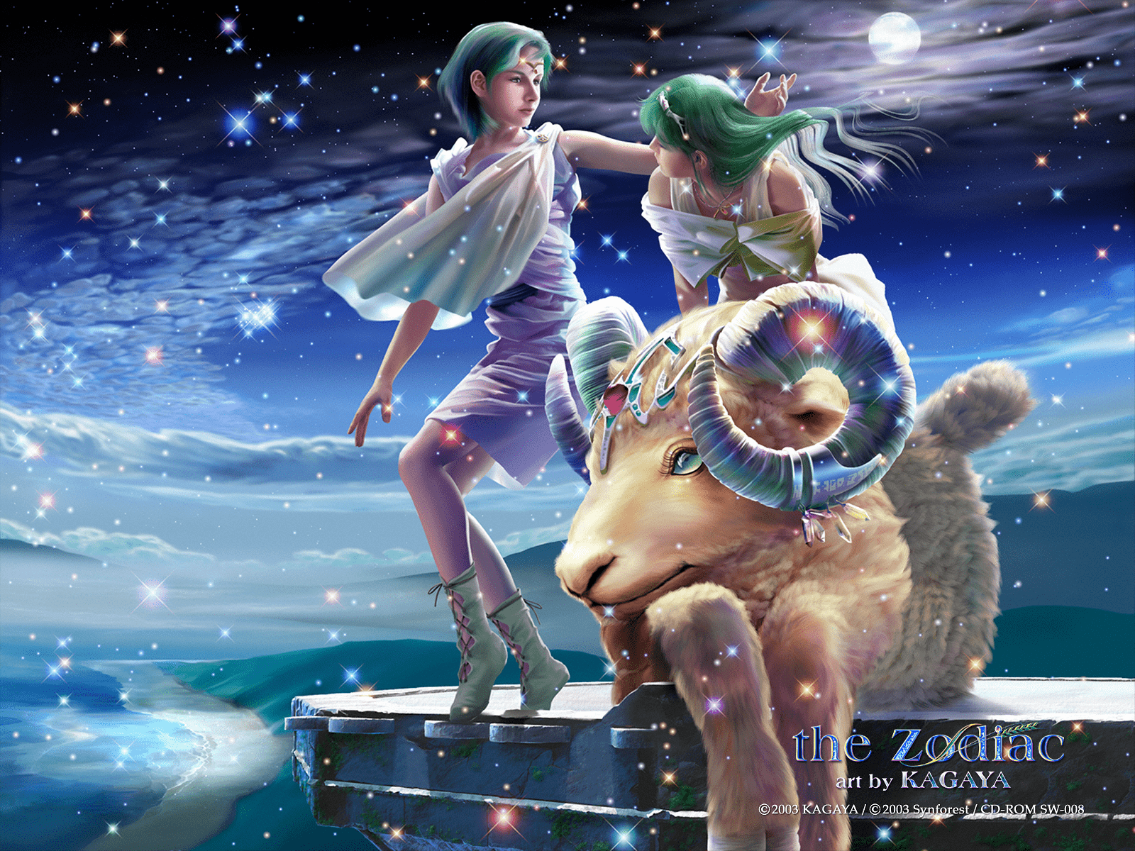 1600x1200 Kagaya Wallpaper zodiac Aries. Signos do