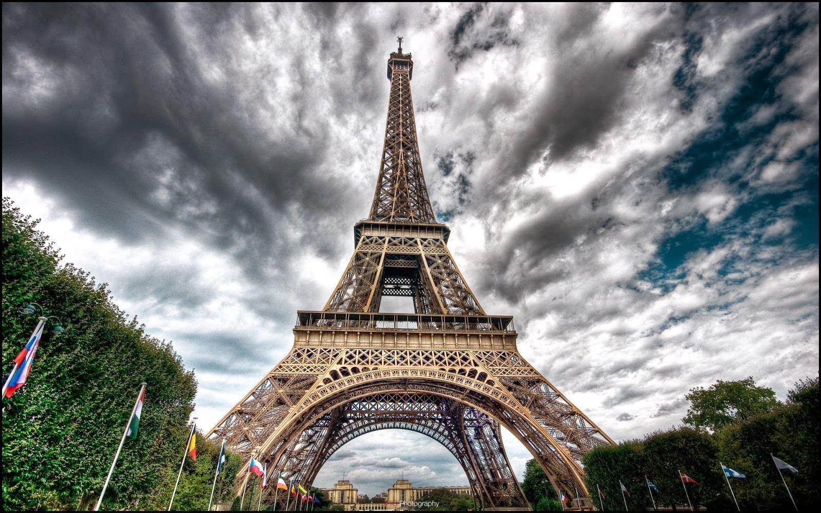 Hình nền tháp Eiffel ở Paris 1600x1000.  Tháp Eiffel HD Wallpaprs mới nhất