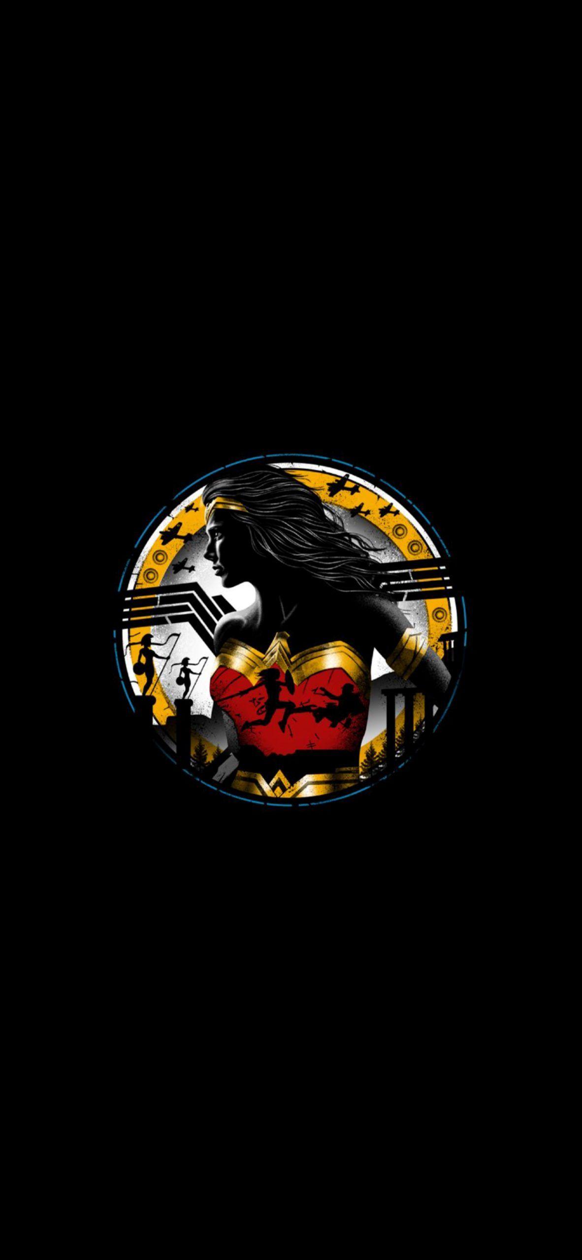 1182x2560 Wonder Woman Amoled Wallpaper