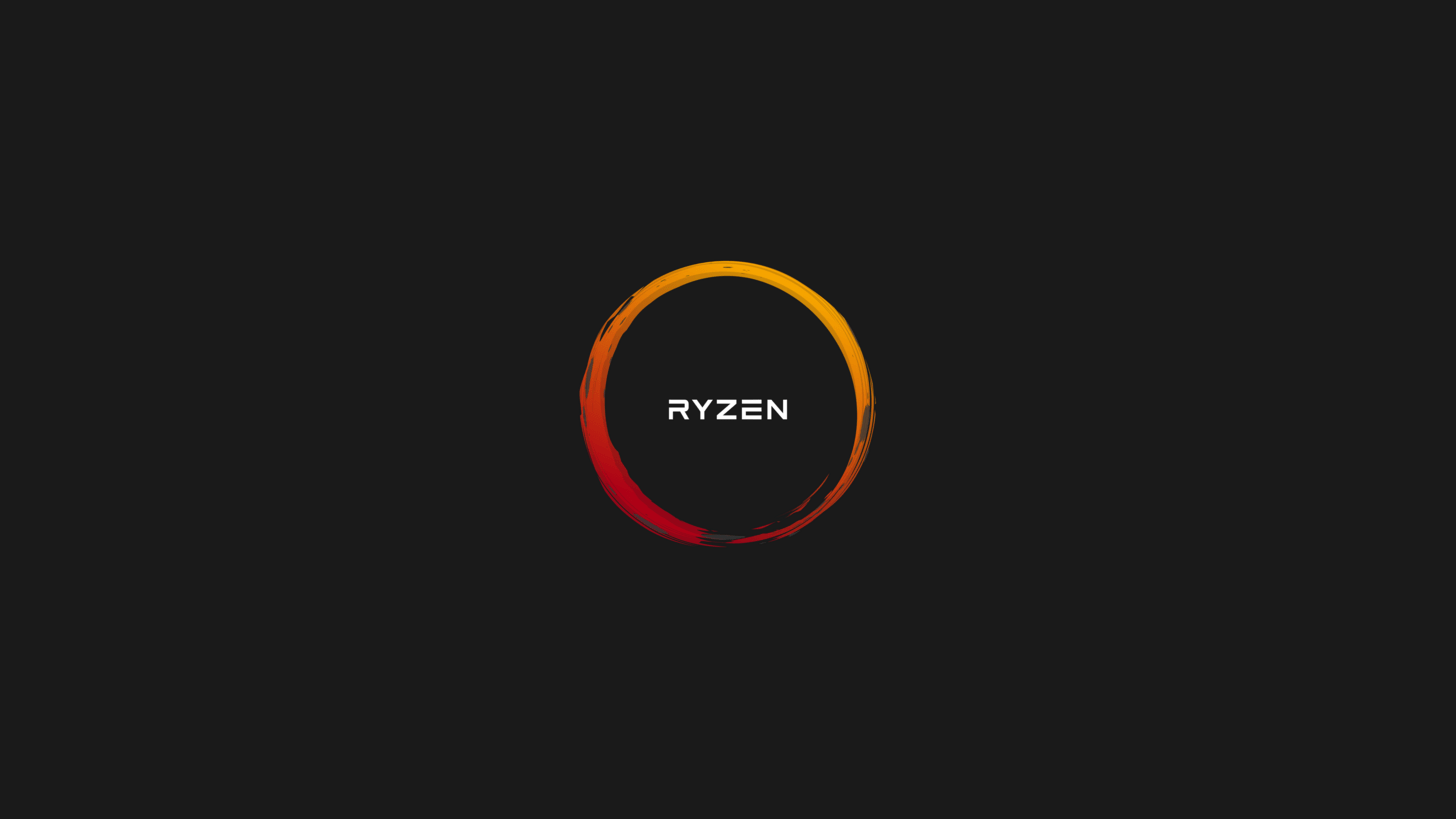 1456x819 #minimalism, #dark, #RYZEN, #AMD, wallpaper. General