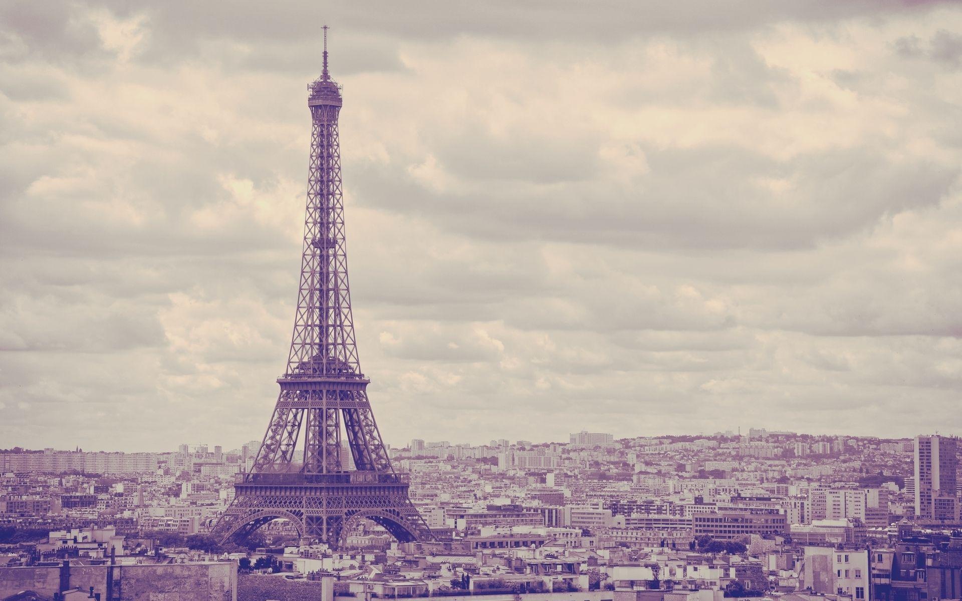 1920x1200 City Eiffel Tower Paris France Hình nền [1920x1200]