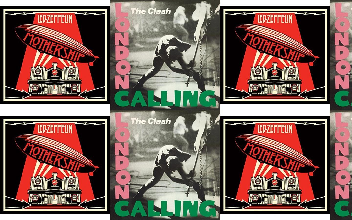 1440x900 Led Zeppelin Mothership The Clash London Calling Wallpaper « Tiled