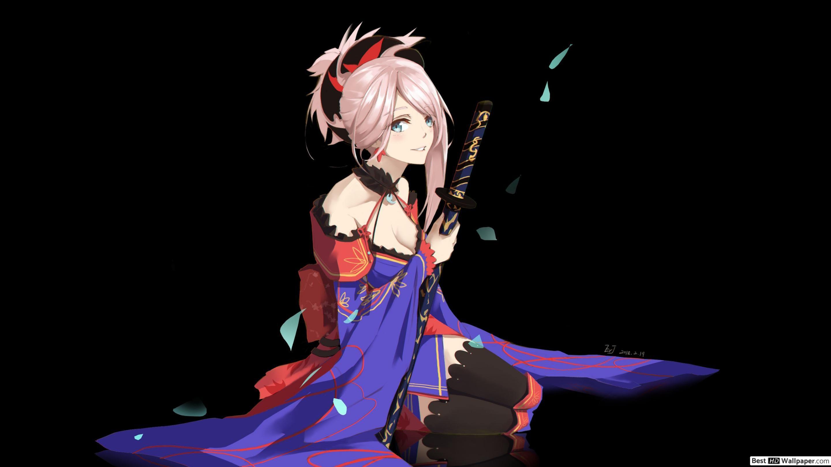 2880x1620 Fate Grand Order Musashi (Saber) HD Wallpaper Download