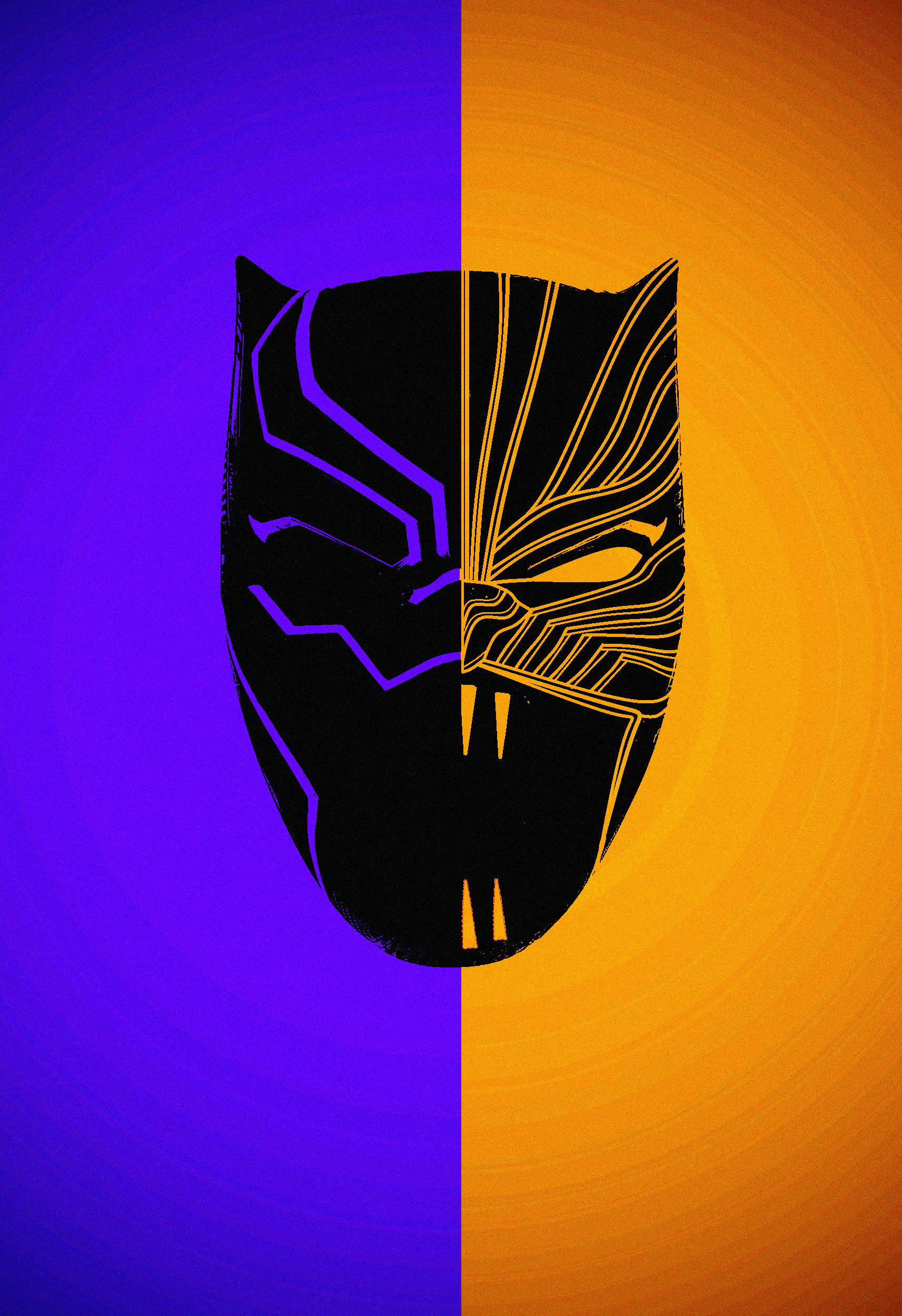1713x2500 Black Panther Poster I made! Feat. The Gold Jaguar AKA Killmonger