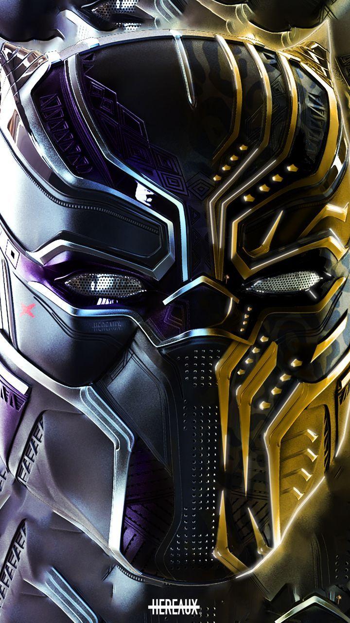 720x1280 wonderful wallpaper Black Panther and Erik Killmonger, faceoff