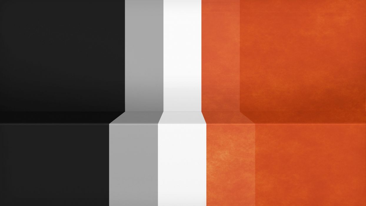 1244x700 Abstract black minimalistic white orange gray textures lines