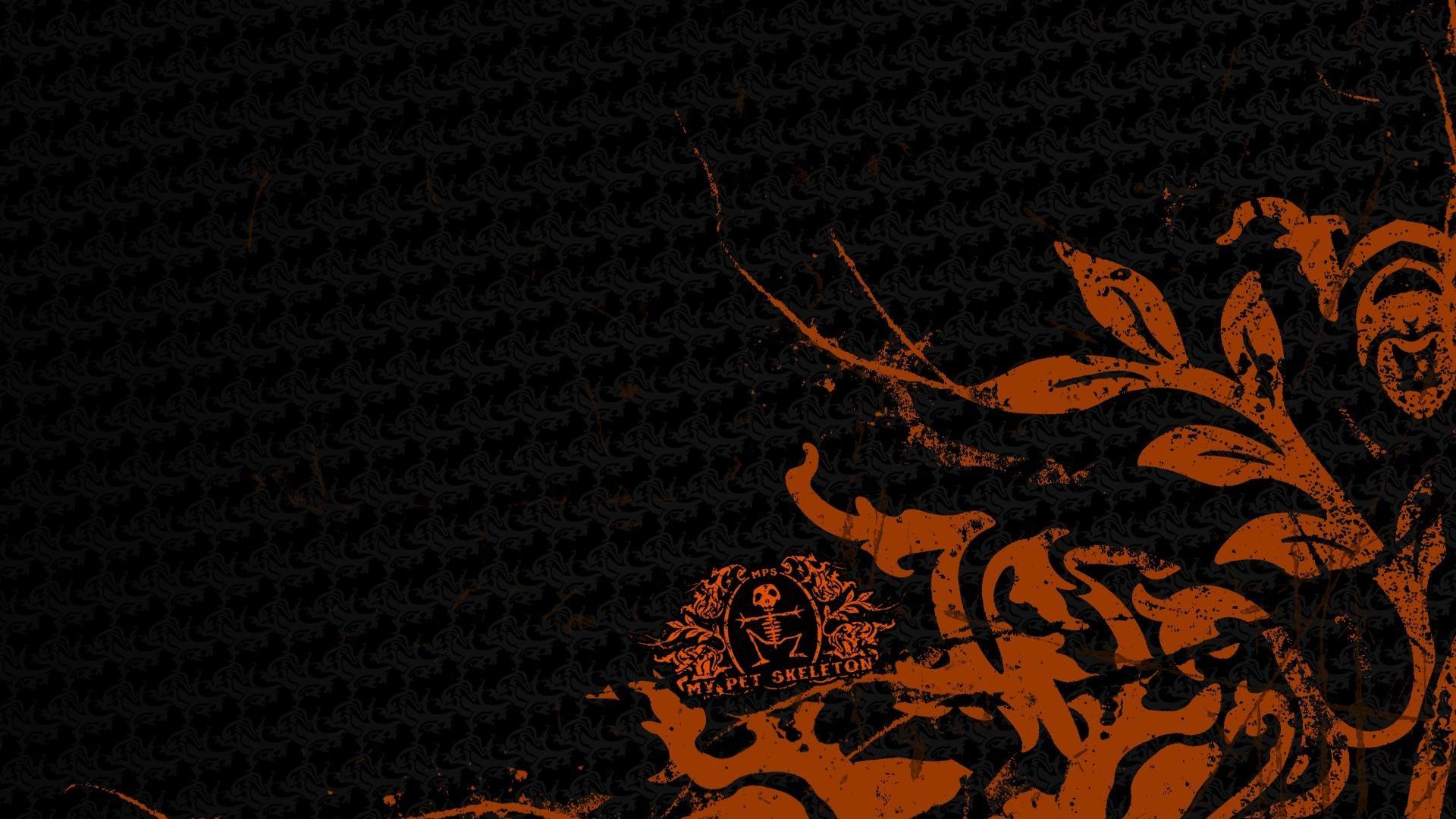 Black and Orange Abstract Wallpapers Top Free Black and Orange