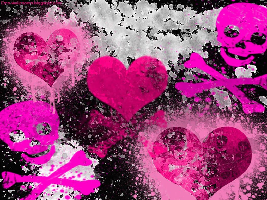 1024x768 Emo Girl Wallpaper for Desktop