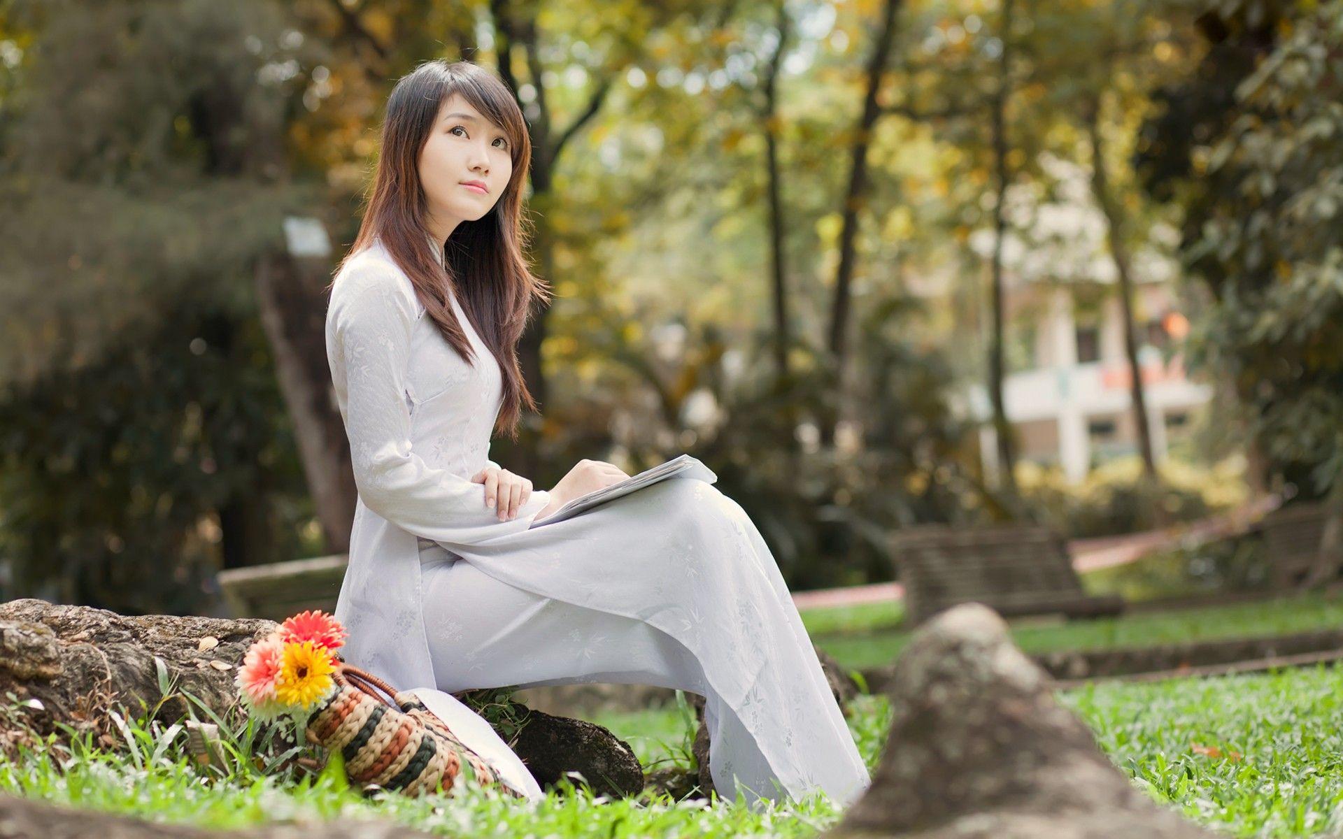 1920x1200 Download Women Vietnam Wallpaper 1920x1200
