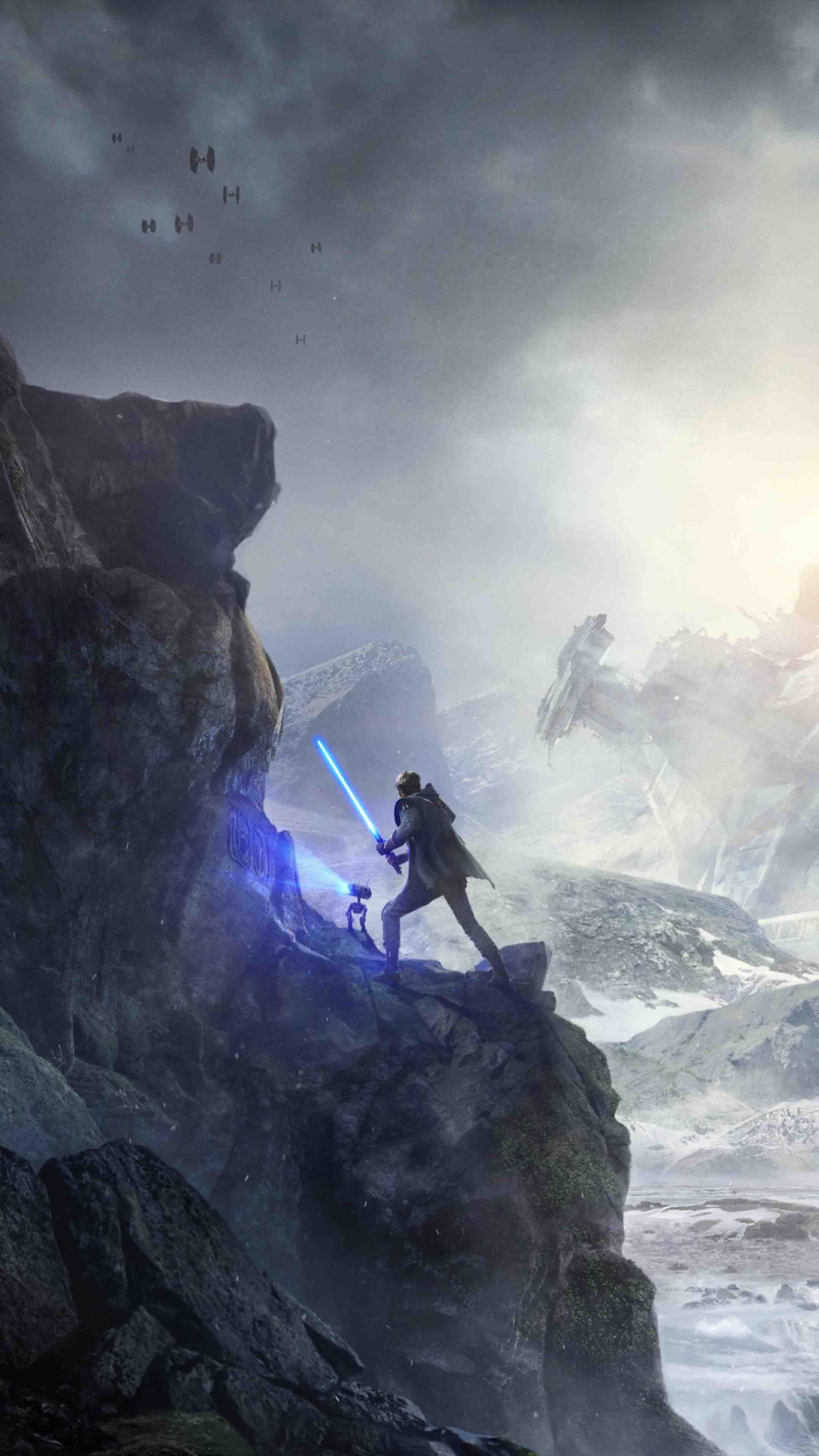 2160x3840 Star Wars Jedi Fallen Order PS4 Game Free 4K Ultra HD Mobile Wallpaper