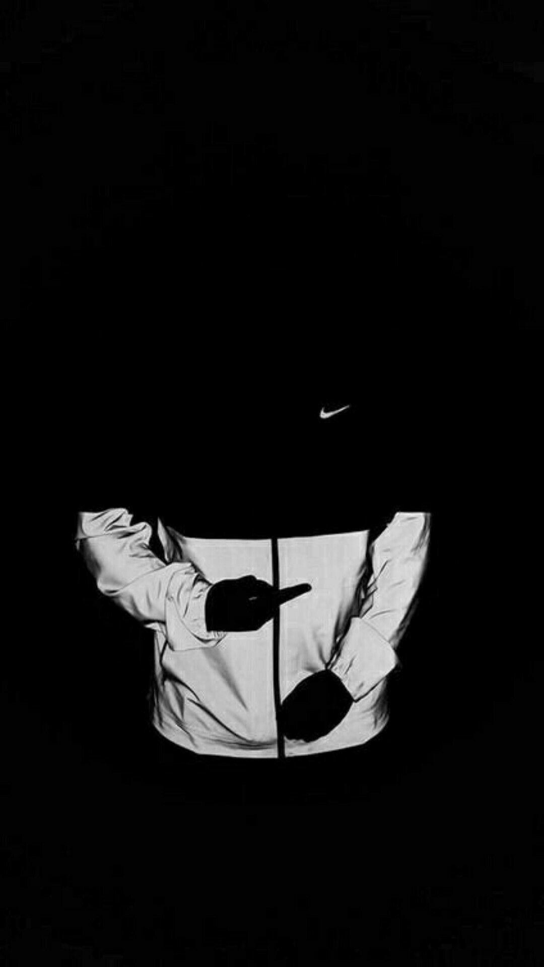 Hình nền Nike đen trắng 1080x1920