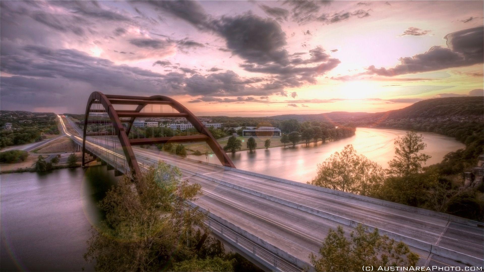 1920x1080 Wallpaper, bridge, computer, austin, desktop