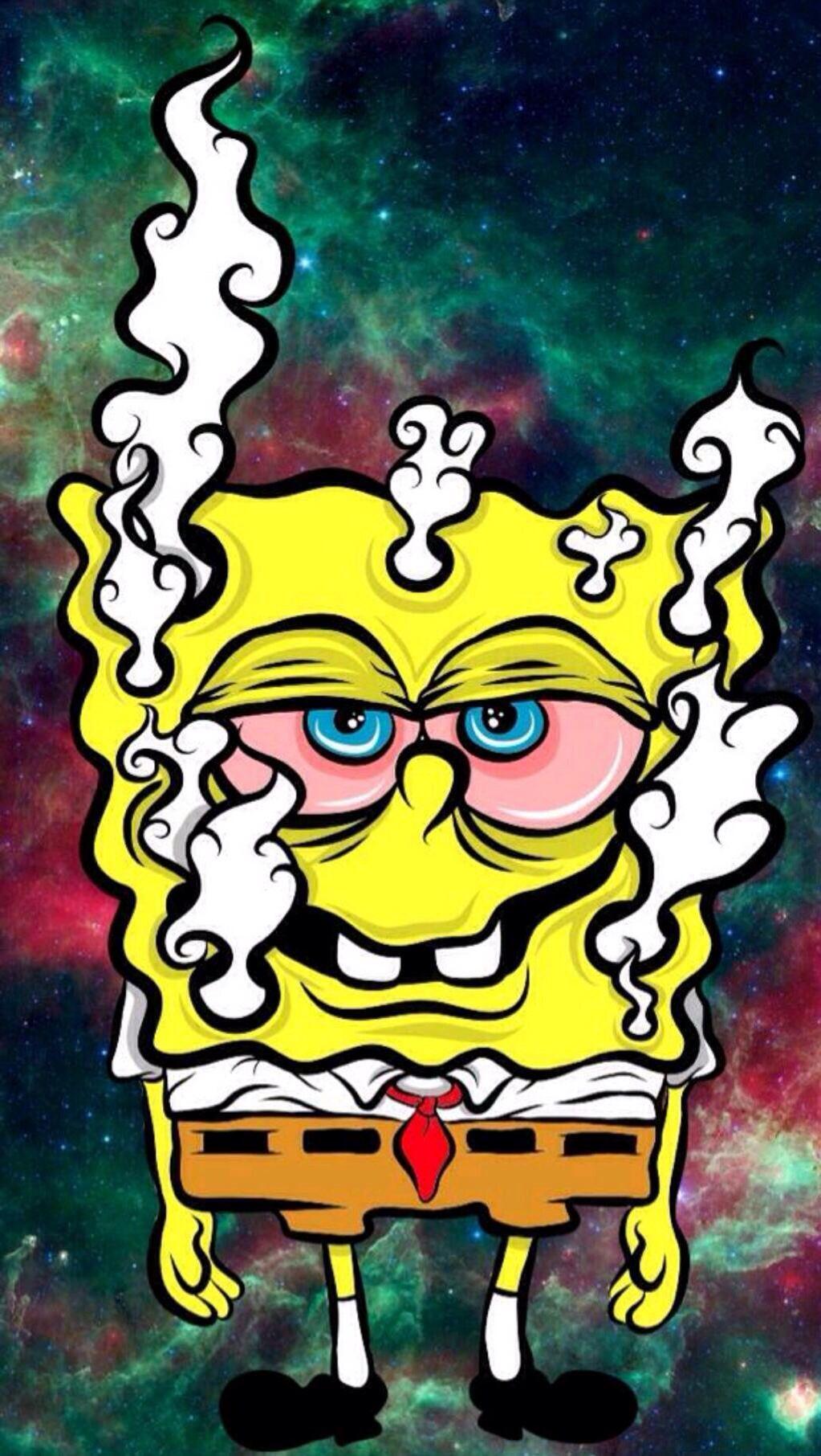 1023x1812 Weed Spongebob Wallpaper