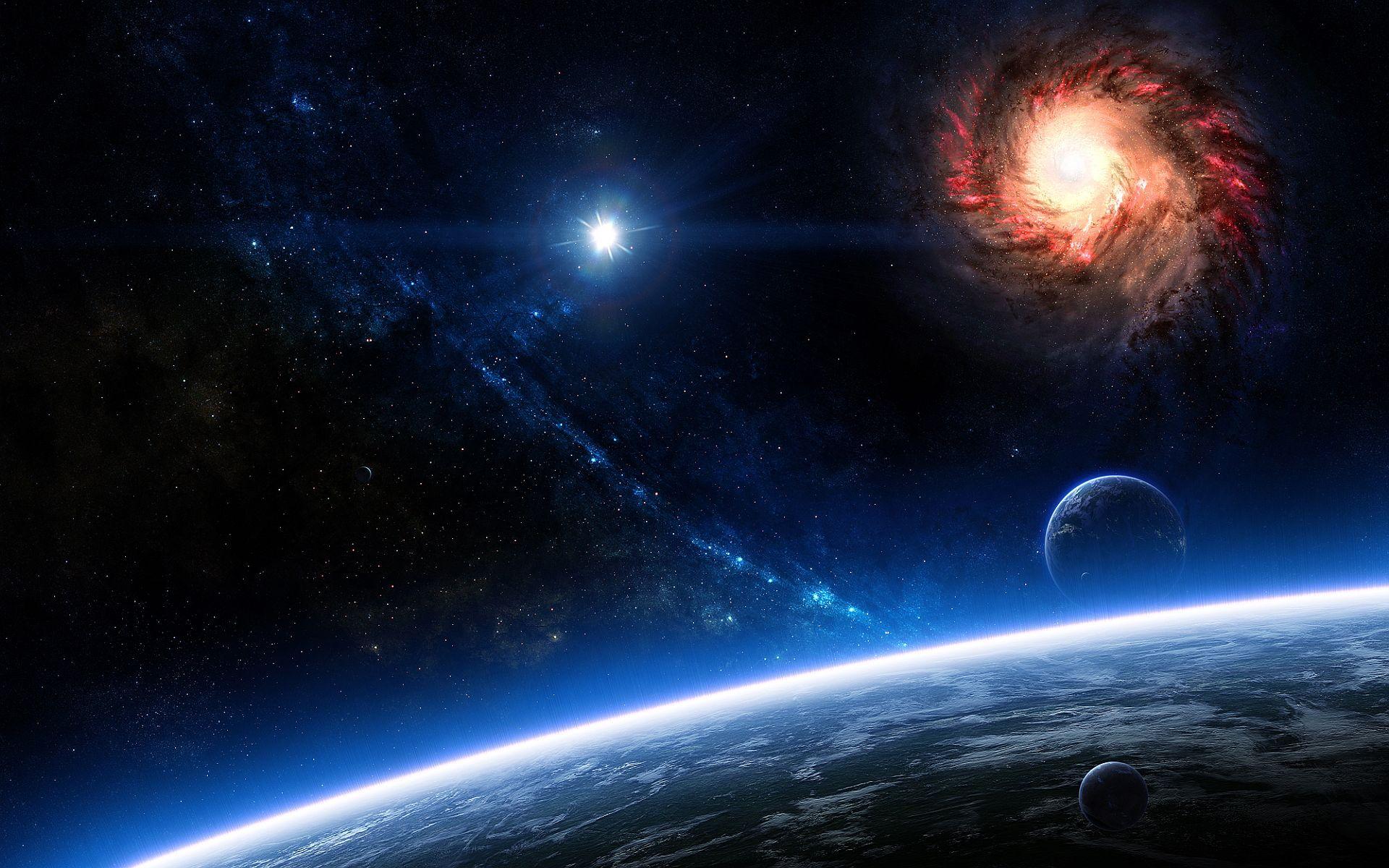 1920x1200 Planet space stars wallpaperx1200
