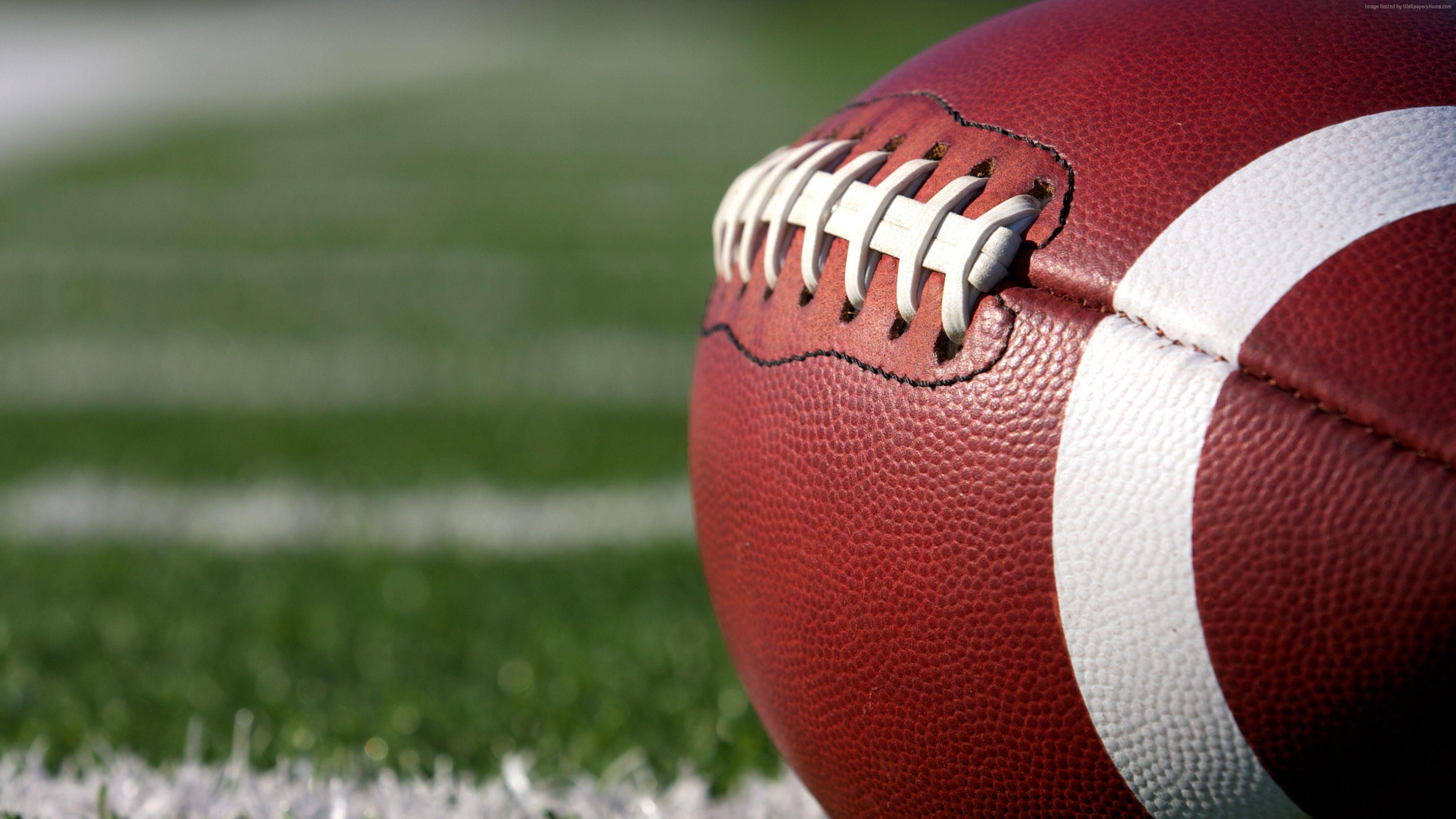 3840x2160 Wallpaper rugby, American football, ball, 4k, Sport Wallpaper