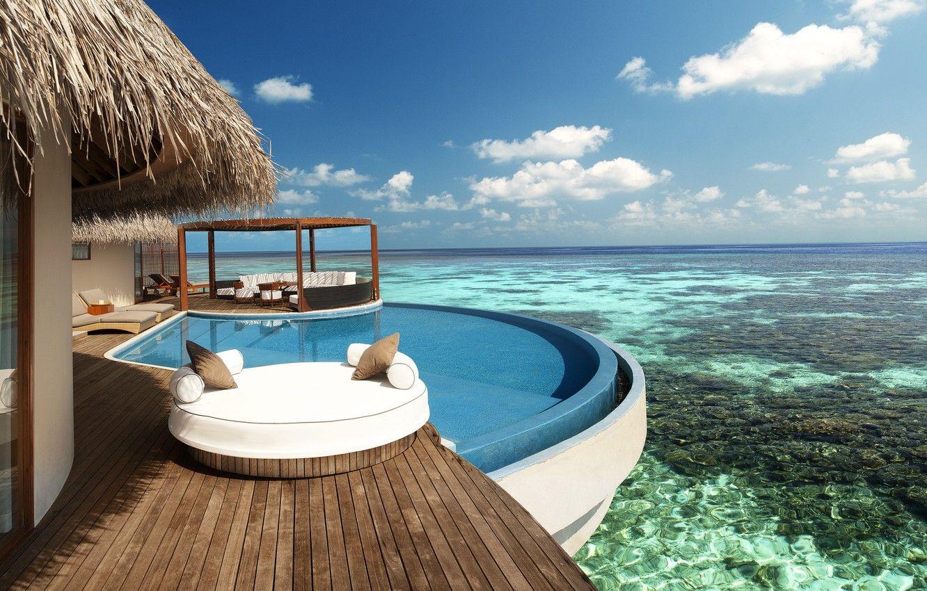 1332x850 Wallpaper background, the ocean, widescreen, Wallpaper, island