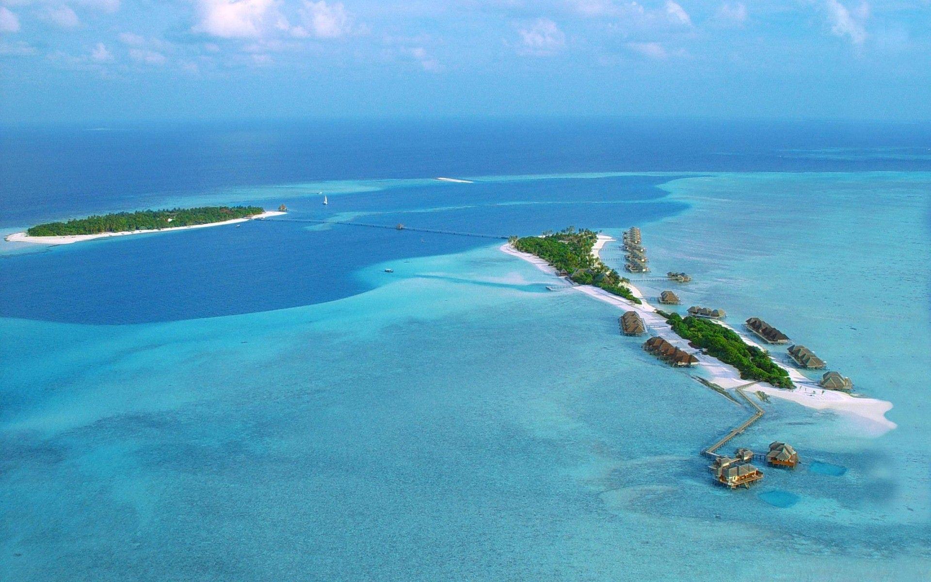 1920x1200 Maldives, islands, sea wallpaper