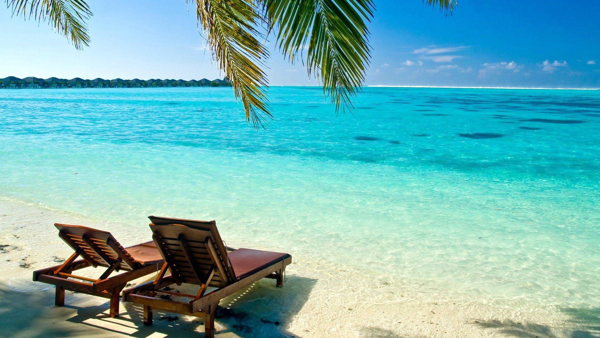 1925x1083 Beautiful, View, At, Sea, Maldives, HD Sea Wallpaper, Sand, Sun