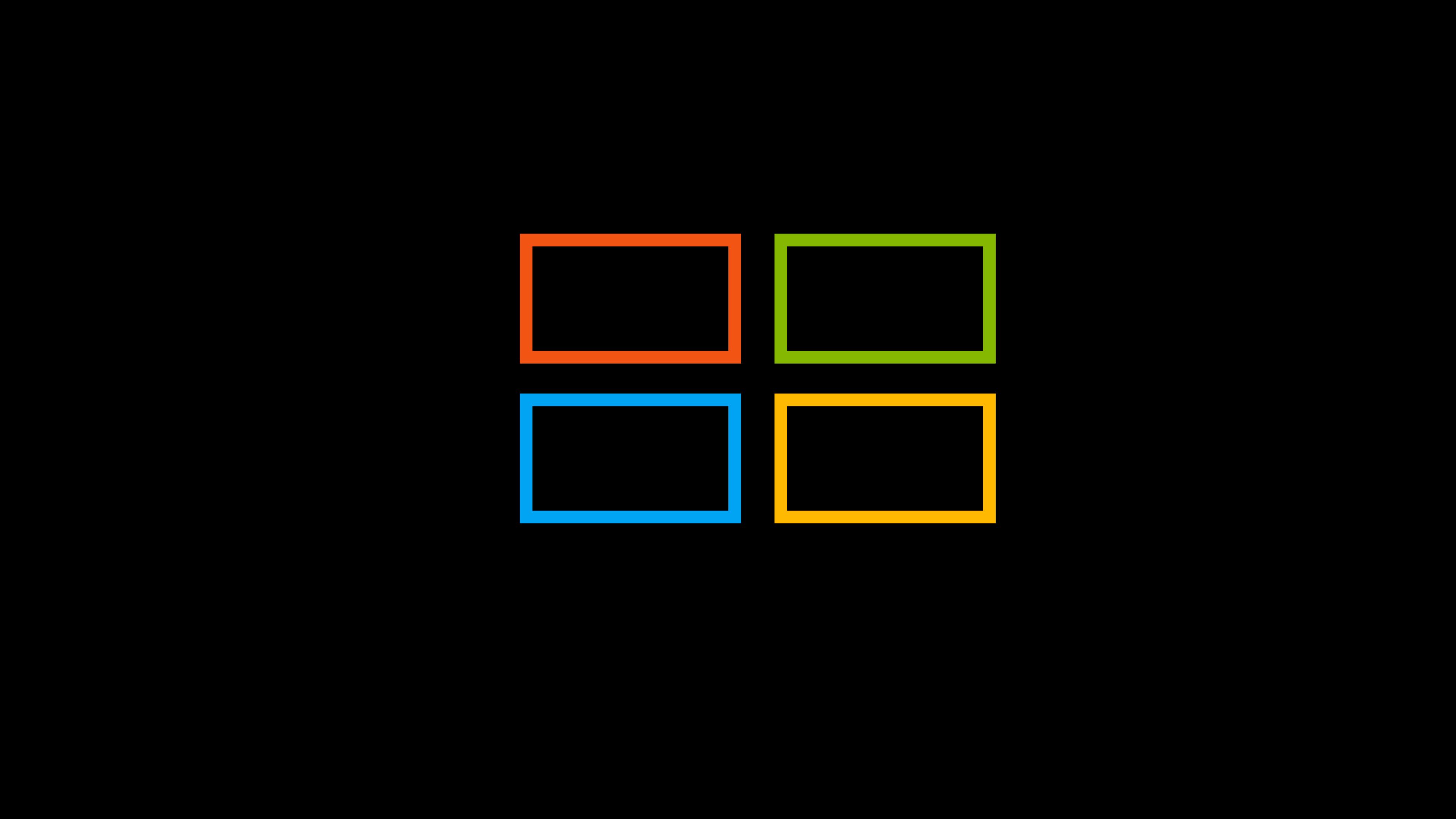 3840x2160 Microsoft Windows Logo Square 4k HD 4k Wallpaper
