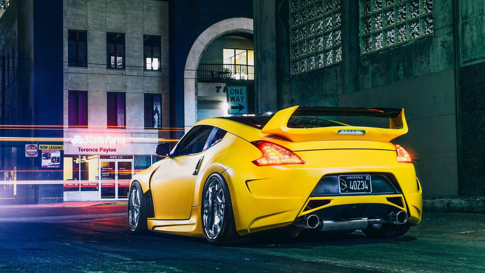 1920x1080 Yellow Nissan 370Z wallpaper and image, picture